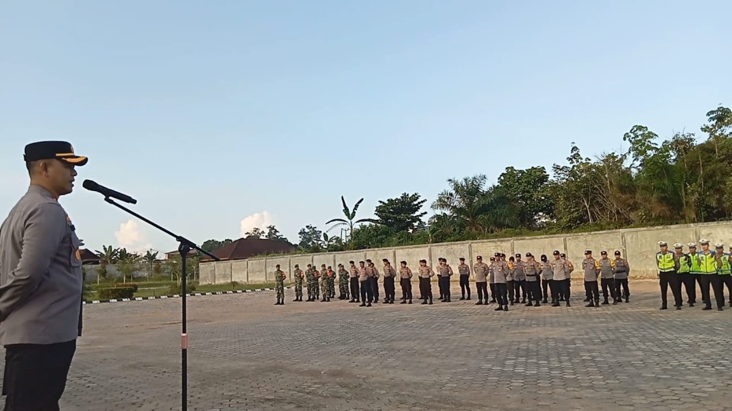AKBP Budi Setiyono, Ingatkan Petugas Gabungan Polres Rohul PAM Idul Fitri 1444 H Bersikap Humanis