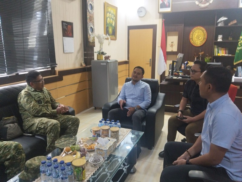 Guna Antisipasi Kebakaran Lahan Gambut, Tim Mabes TNI Sambangi Kejaksaan Negeri Kepulauan Meranti
