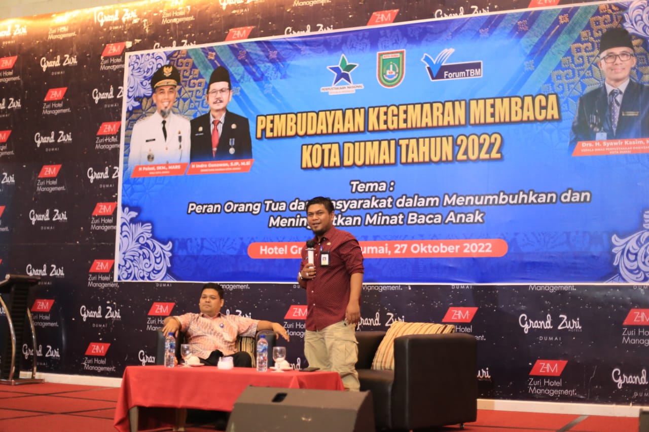 Dispersip Kota Dumai Optimalkan Perpustakaan Digital, Dalam Upaya Dongkrak Minat Baca 
