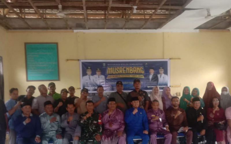 Babinsa Basilam Baru Tekankan Kolaborasi dalam Musrenbang dan Rembuk Stunting 2026