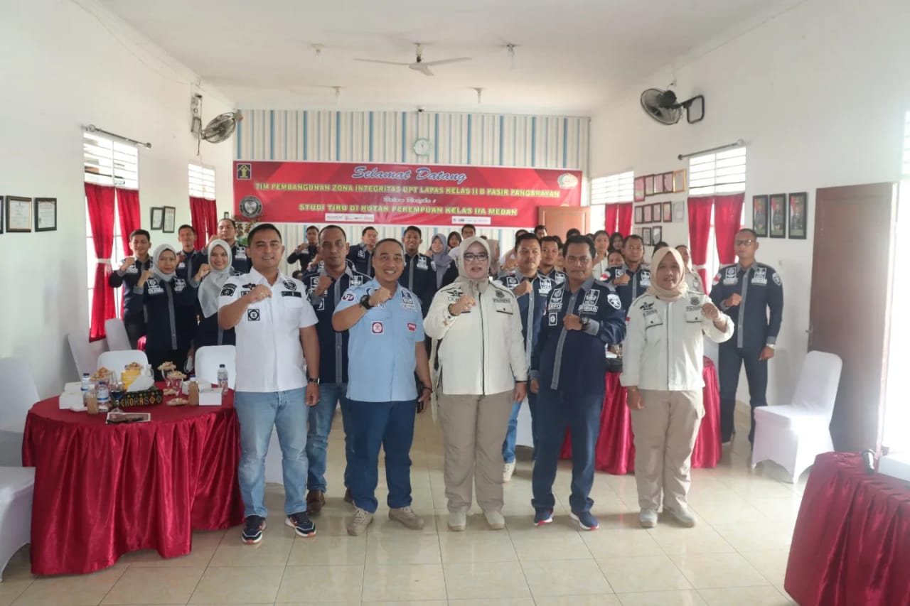 Perkuat Tim ZI, Lapas Pasir Pengaraian Studi Titu DI Rutan Perempuan Medan