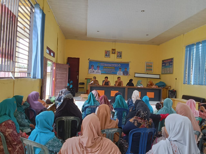 PemdesTeluk Aur Bersama PT SAI dan Stake Holder Laksanakan Rembuk Stunting Pencegahan Preventif