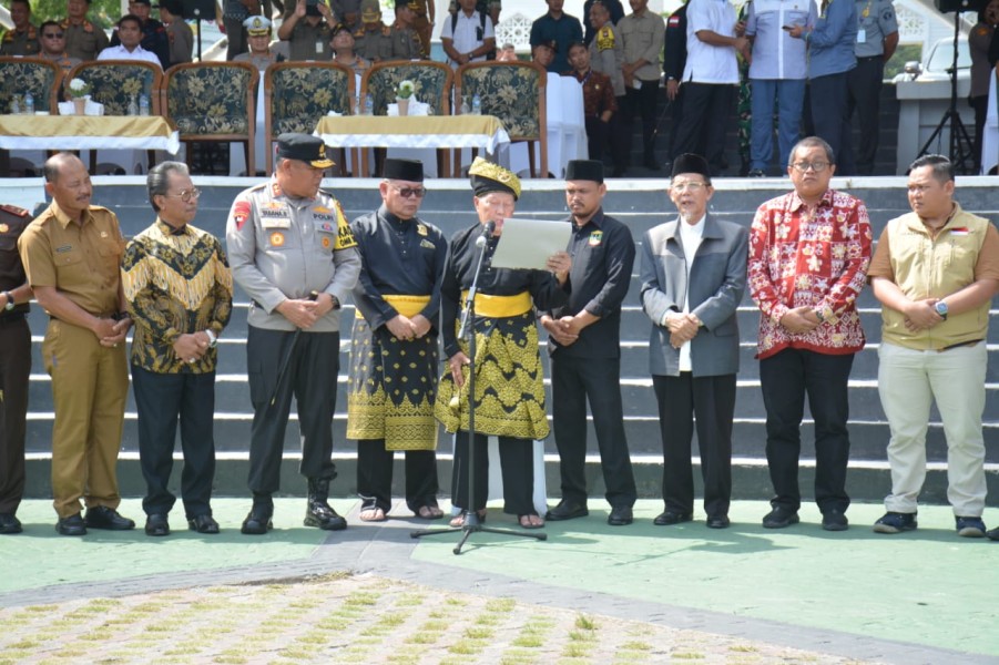 Gelar Pasukan Operasi Mantap Brata Seligi 2023 Untuk Mengamankan Pemilu Damai Tahun 2023-2024