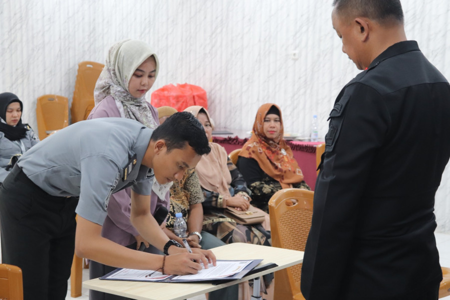 Lapas Kelas II B Pasir Pengaraian Kembali Adakan Sidang Nasehat Pra Nikah bagi Pegawainya