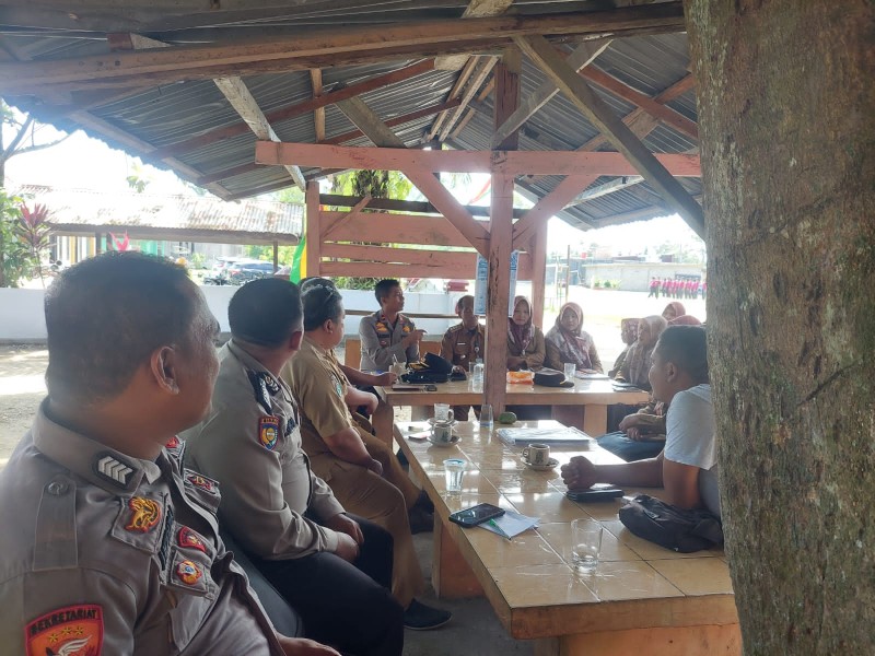 OBWLK- 2023, Polsek Rambahhilir Bersama Forkopimcam Dan Nakes Gelar Rakor Percepatan Penurunan Stunting