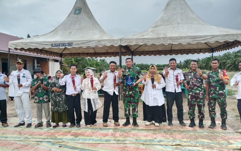 Lewat Program TMMD, Kodim Dumai Bangun Sekolah Layak untuk Siswa di Sungai Geniot