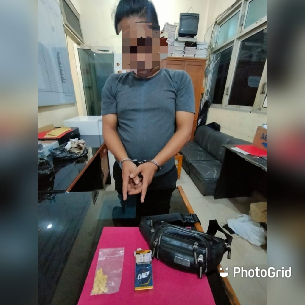 30 Butir Pil Ekstasi Dan Barang Bukti Lainnya Diamankan Tim Opsnal Sat Res Narkoba Polres Dumai Dari Pengedar BA Alias BB