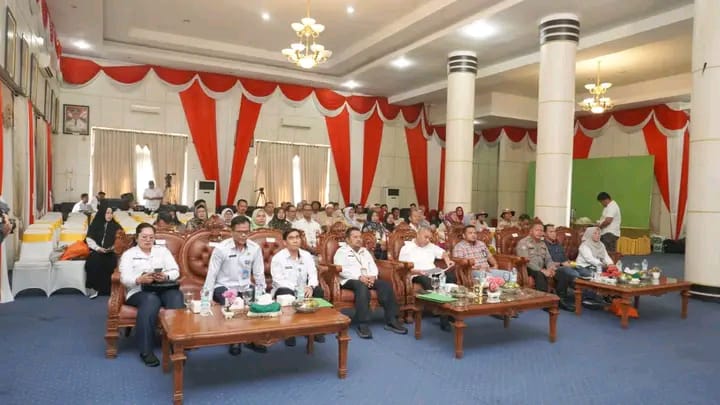 Pj.Bupati Kampar Buka Sekolah Lapangan Iklim Operasional Provinsi Riau Tahun 2023