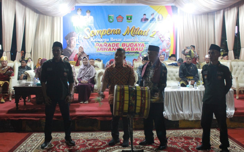 Parade Budaya Minangkabau, Dandim 0320 Dumai Hadiri Milad ke-2 KBJR