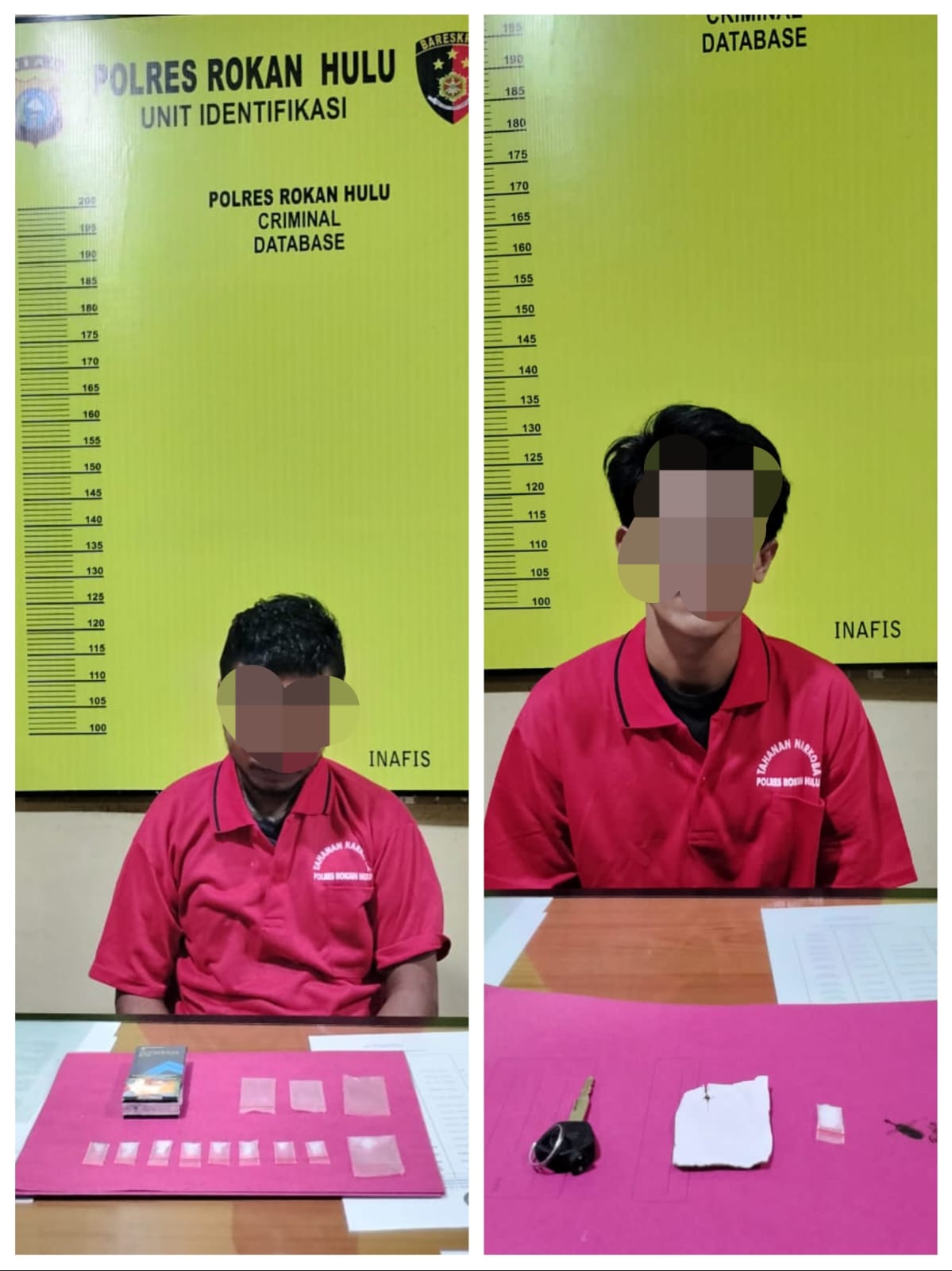 Dua Tersangka Ditangkap, Polres Rohul Ingatkan Masyarakat Jauhi Narkotika Sanksinya Berat Bisa Hukuman Mati