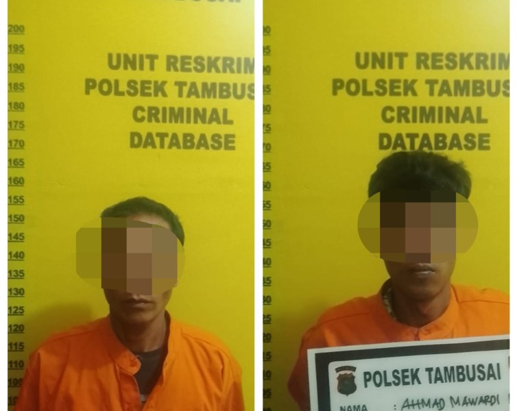 Dua Pria Ini Diciduk Personil Polsek Tambusai Dalam Kasus Sabu