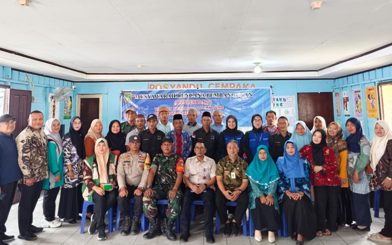 Babinsa Pelintung Hadiri Musrenbang Kelurahan untuk Perencanaan Pembangunan 2027