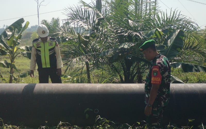 Patroli Terpadu SKK Migas–Koramil Dumai Perkuat Pengamanan Jalur Pipa Minyak