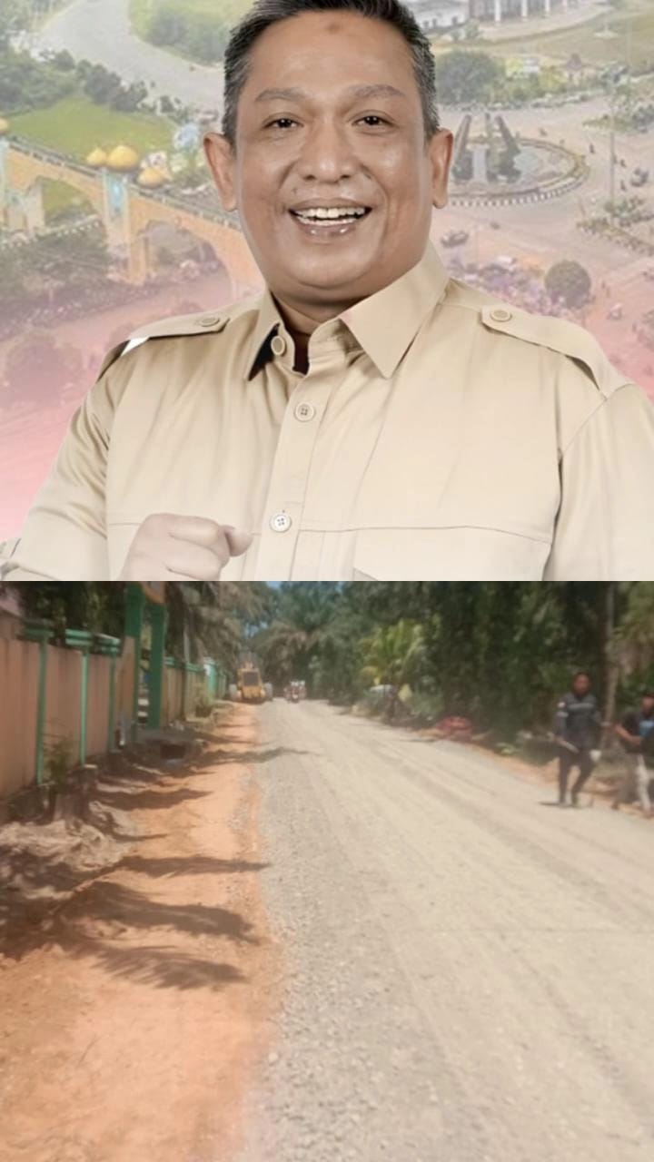 Akses Jalan Sikebau Jaya Diperbaiki, Warga Bersama Kades Warsito Ucapkan Terimakasih