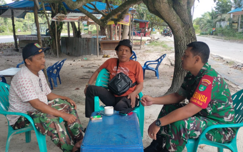 Babinsa Koramil 01 Dumai Bersama SKK Migas Amankan Jalur Pipa Minyak Hingga Bukit Kapur