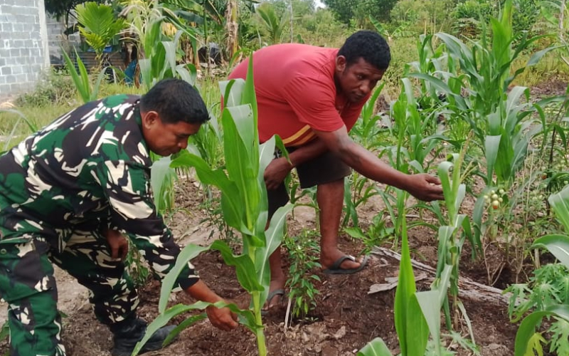Serda Marwis Patroli Karhutla dan Ajak Warga Jaga Lingkungan Lewat Penanaman Jagung