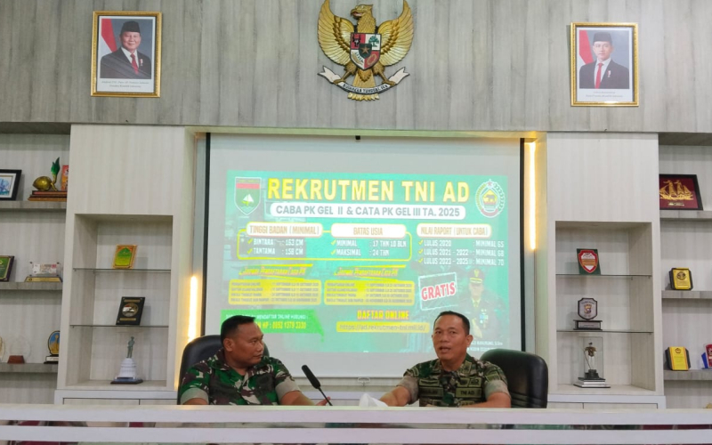 Kodim 0320 Dumai Sosialisasi Rekrutmen TNI AD, Danramil: Tidak Ada Biaya!