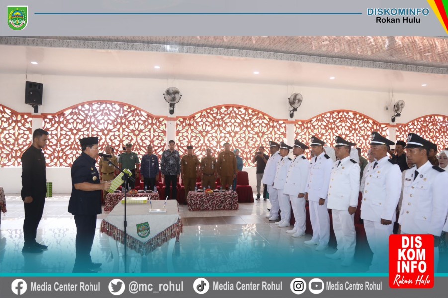 Bupati Rohul Lantik 8 Kepala Desa Periode 2023 - 2029, 'Jangan Asal Gonta Ganti Perangkat'