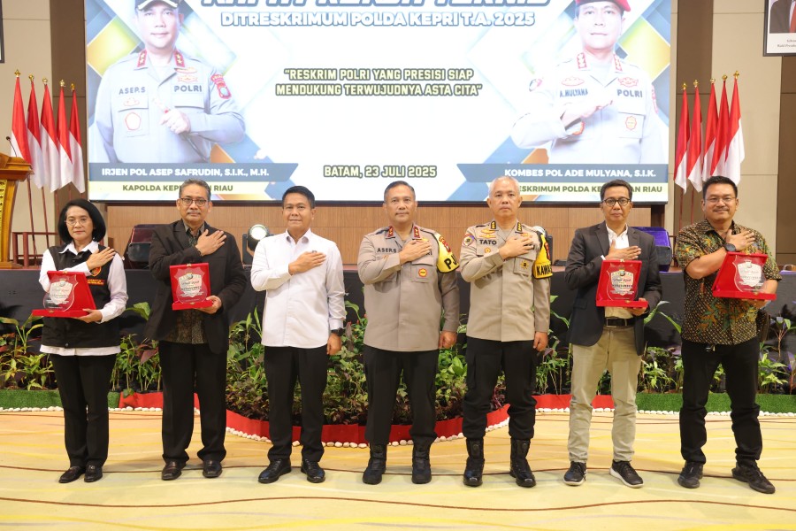 Perkuat Penegakan Hukum Presisi Kapolda Buka Rakernis Ditreskrimum Polda Kepri TA 2025