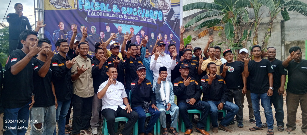 Ngegas, Asosiasi Dump Truck Kota Dumai Sepakat Menangkan H Paisal