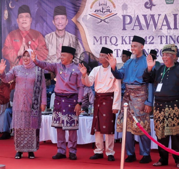 Wako Dumai H. Paisal Lepas Pawai Ta'aruf MTQ Provinsi Riau Ke-XLII
