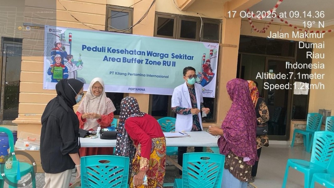 Wujud Peduli Kesehatan Masyarakat Sekitar, Kilang Pertamina Laksanakan Pengobatan Gratis