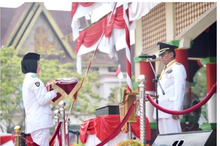 Upacara HUT RI Ke-78 Tahun 2023, Bupati Inhil HM WARDAN Katakan Sebagai Wujud Terimakasih Kepada Pejuang
