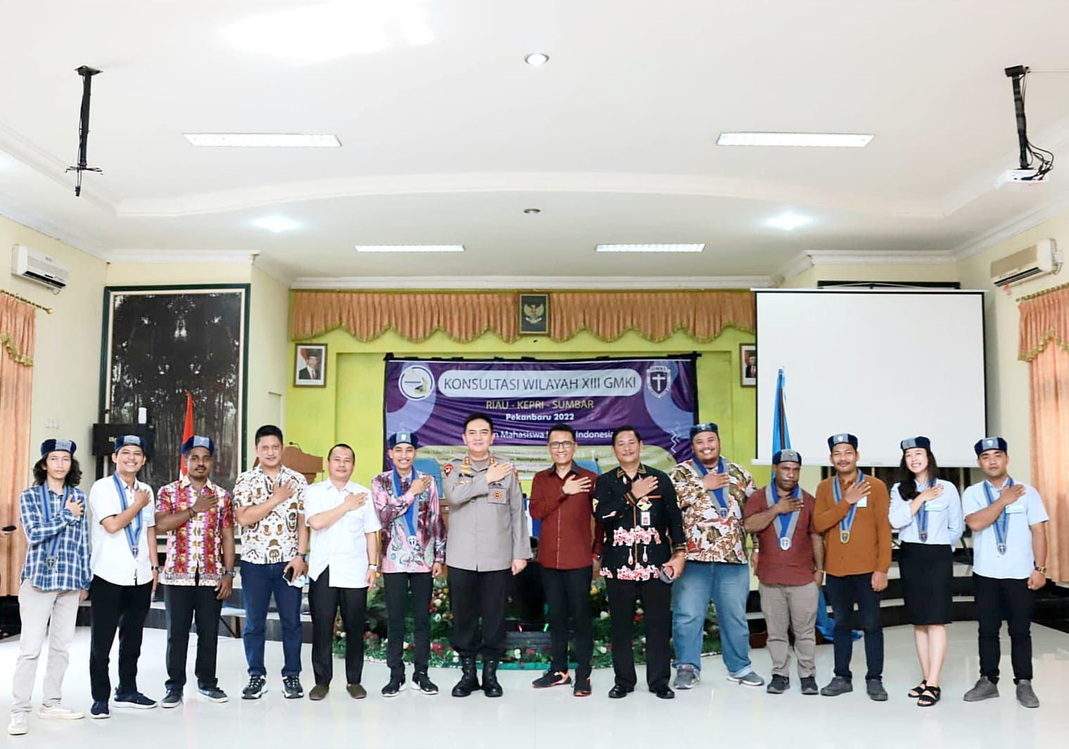 Kapolda Riau Irjen Iqbal Pada Seminar GMKI : Jaga Persatuan Dan Kesatuan Ditengah Keberagaman