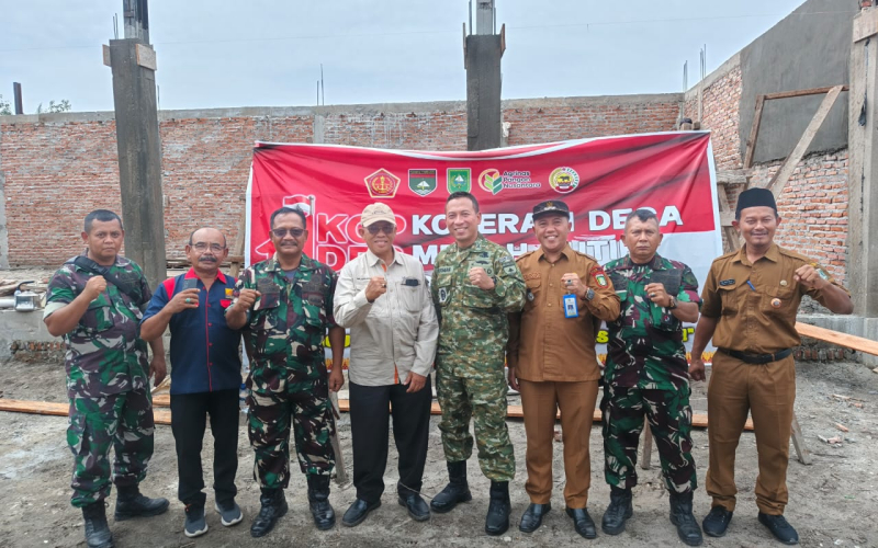 TNI AD Kawal Ekonomi Kerakyatan, Kodim 0320 Dumai Ikuti Vidcon Koperasi Merah Putih