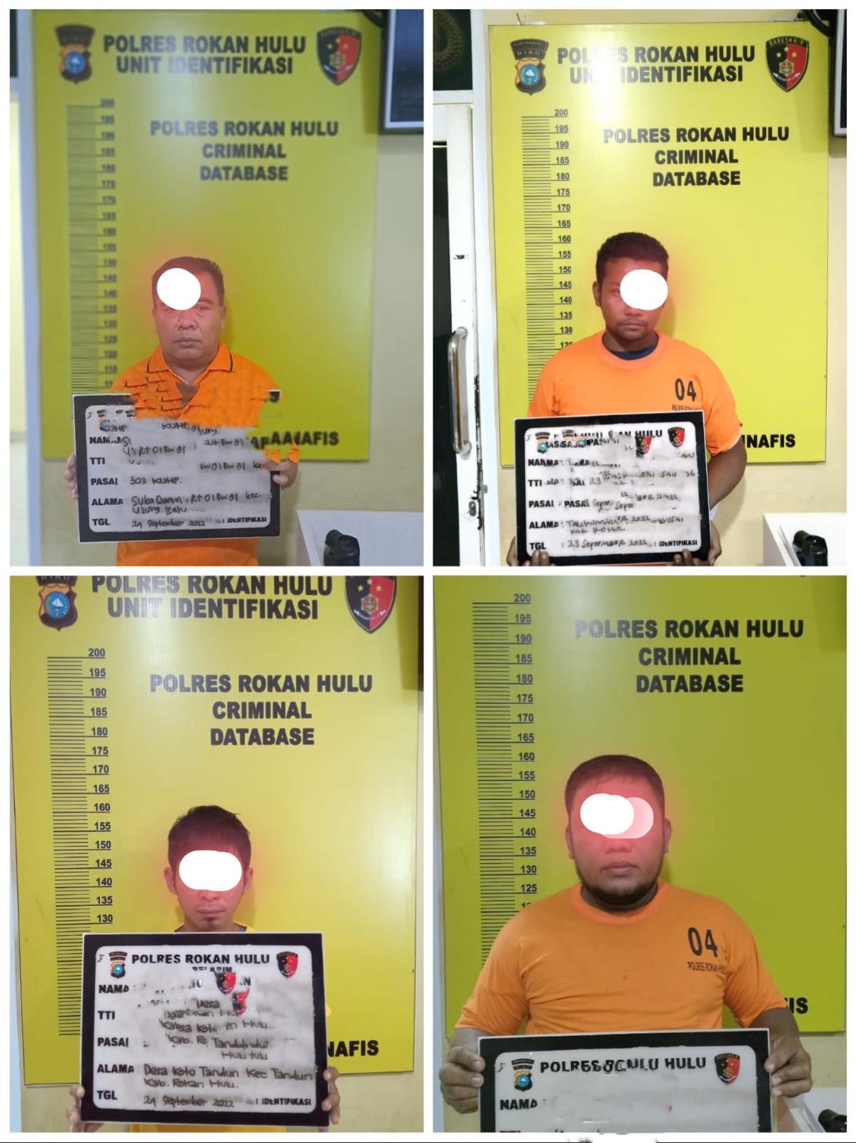 4 Tersangka Judi Online High Domino Dan Togel Ditangkap Team Resmob Dalam 1 X 24 Jam
