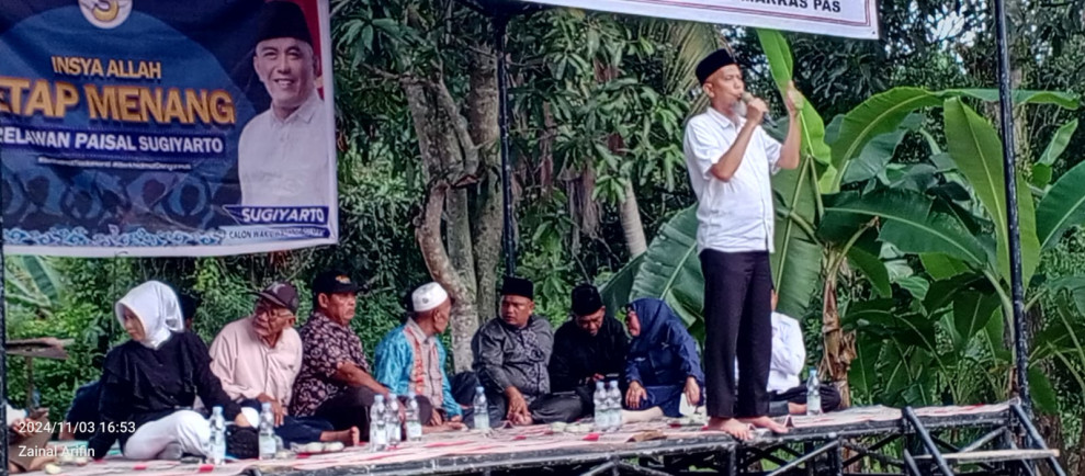 Membludak Warga Hadiri Kampanye H Paisal, Berharap Pembangunan Dilanjutkan