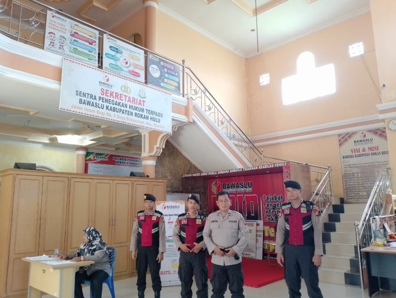 Kasat Samapta AKP Hermawan SH, Polres Rohul Pimpin Giat Patroli Rutin Ops Cipta Kondisi