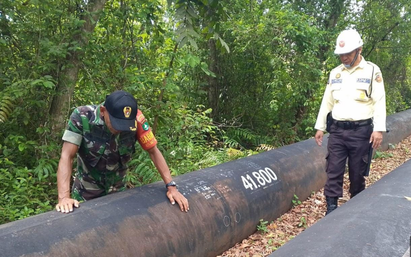 TNI Bersama PHR Perkuat Pengamanan Jalur Pipa Minyak di Dumai