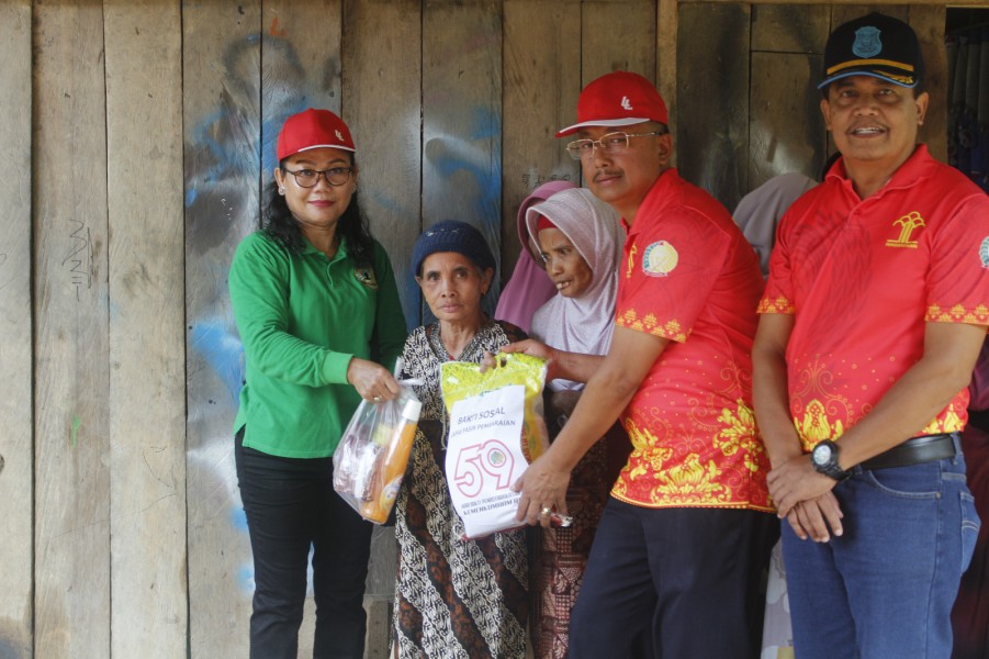 Touring Keliling, Lapas Pasir Pengaraian Salurkan Bantuan Sembako