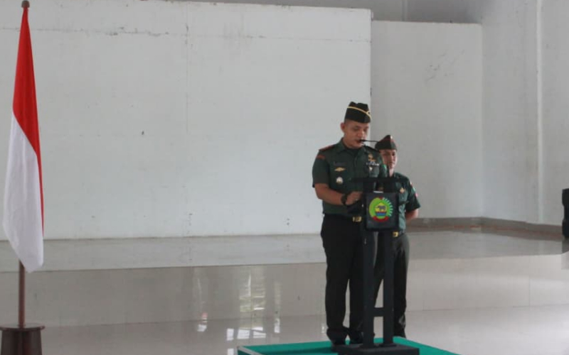 Dandim 0320 Dumai Lepas Dua Perwira dalam Acara Korps Raport
