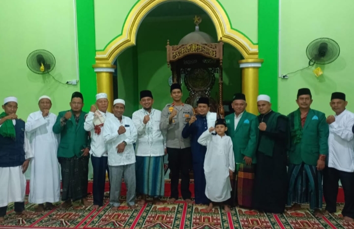 Safari Ramadhan Di Masjid Nurul Iman Pasir Jaya, Kapolsek Rambah Hilir Himbau Masyarakat Tertib dan Waspada