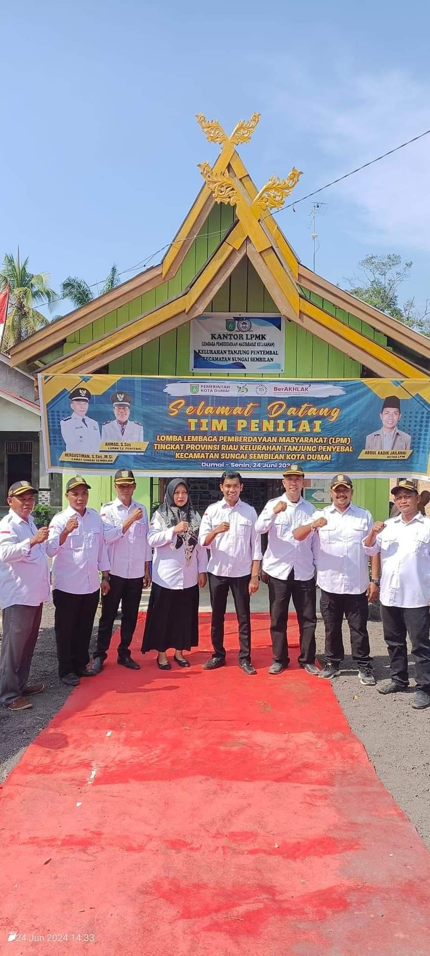 Rebut Juara I LPM Kelurahan Tanjung Penyembal Terbaik Se-Provinsi Riau