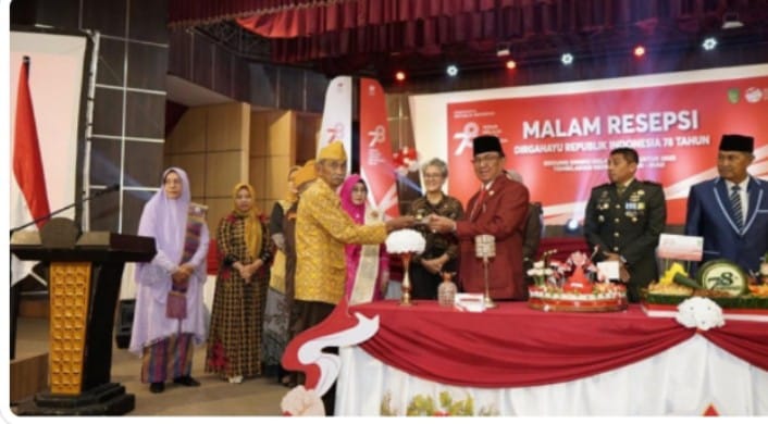 Gelar Malam Resepsi Kenegaraan Dirgahayu RI Ke 78 Tahun 2023, Bupati HM WARDAN Ucap Syukur Dan Terimakasih Kepada Pejuang