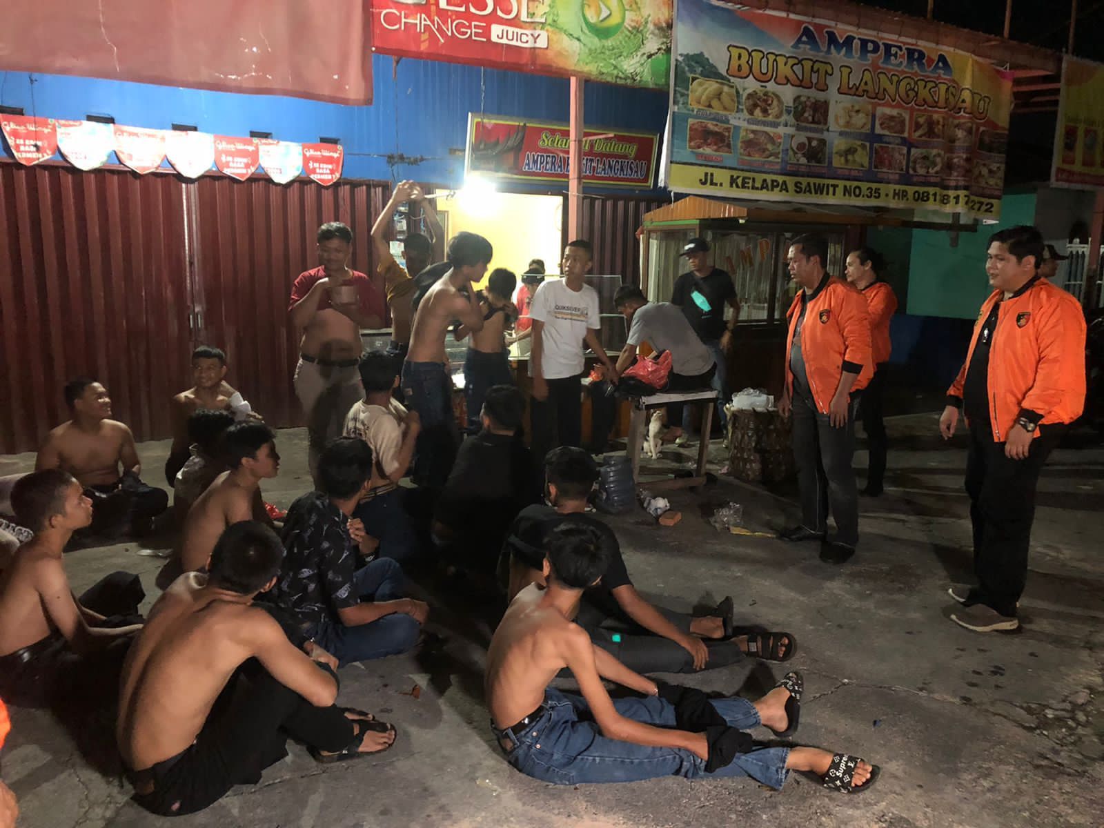 Antisipasi C3, Premanisme dan Geng Motor Di Wilayah Kota, Direktorat Krimum Polda Riau Gelar Patroli