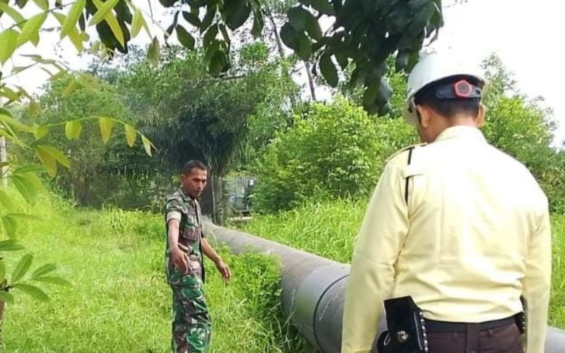 Sinergi TNI dan SKK Migas, Kodim Dumai Patroli Amankan Jalur Pipa Pertamina
