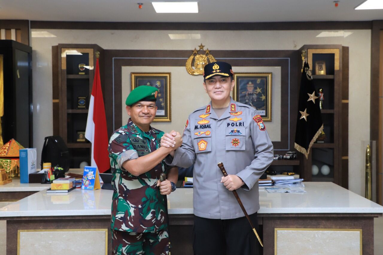 Kapolda Riau Bangga Dikunjungi Pangdam I Bukit Barisan