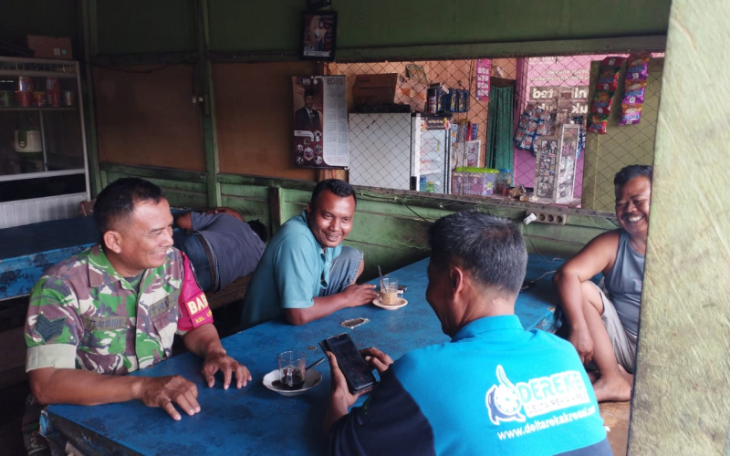 Cegah Kebakaran Lahan, Koramil 03 Sungai Sembilan Intensifkan Patroli di Cut Nyak Din