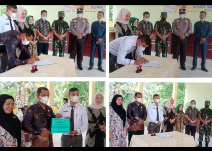 Normal Harahap Resmi Dilantik Sebagai Kepala Desa Defenitif Batang Kumu