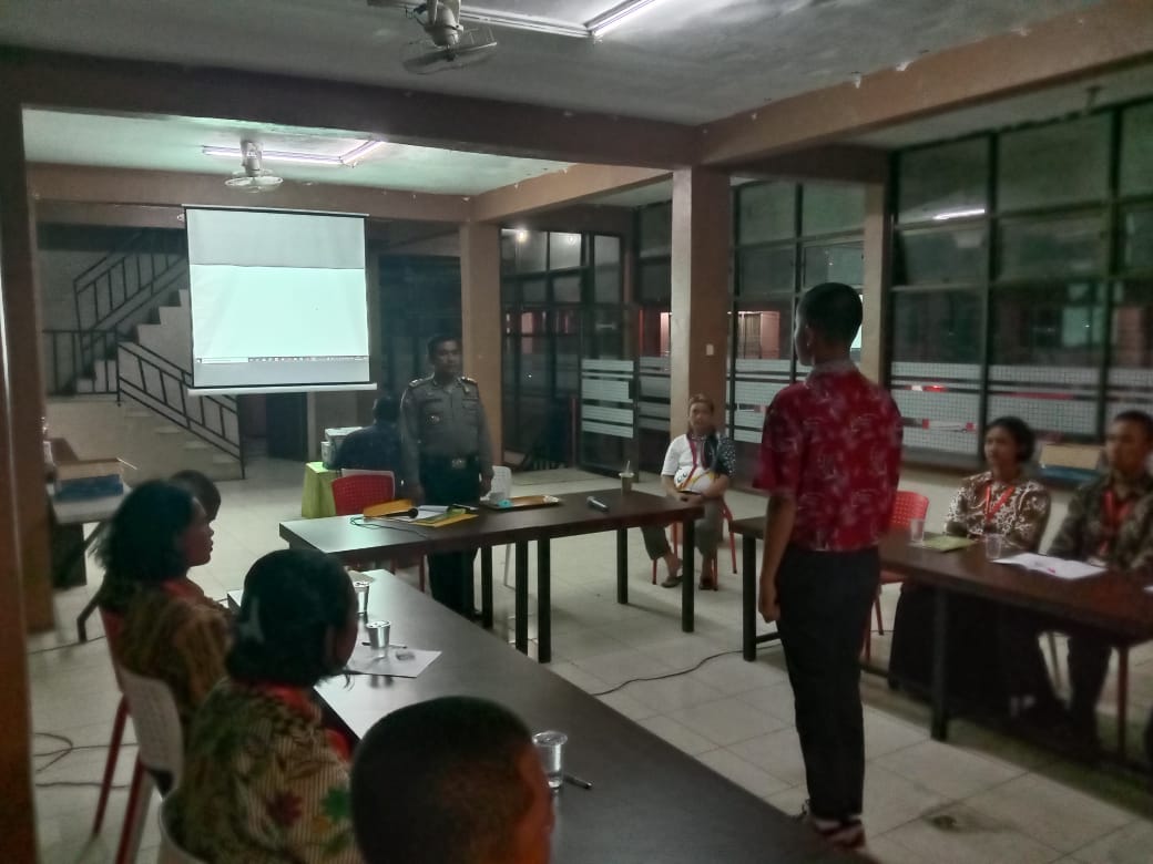 Kasat Binmas AKP Hermawan Jadi Nara Sumber Pada Diklat PaskibraHUT RI Ke 77 Tahun 2022