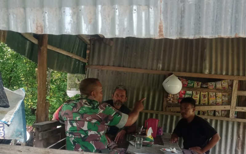 Komsos Babinsa Bagan Besar: Warga Diminta Jaga Keamanan