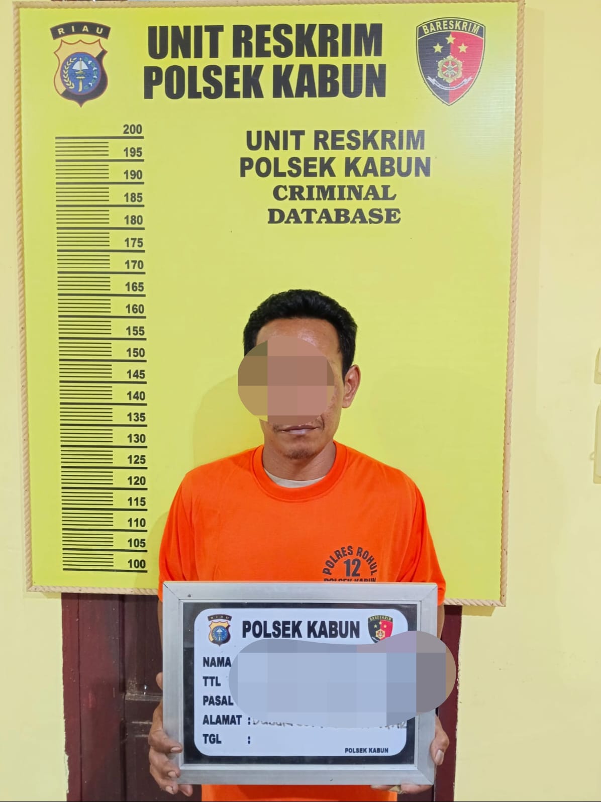 Residivis Curnak Sapi Diringkus Personil Polsek Kabun, Dua Rekannya Masih Dicari
