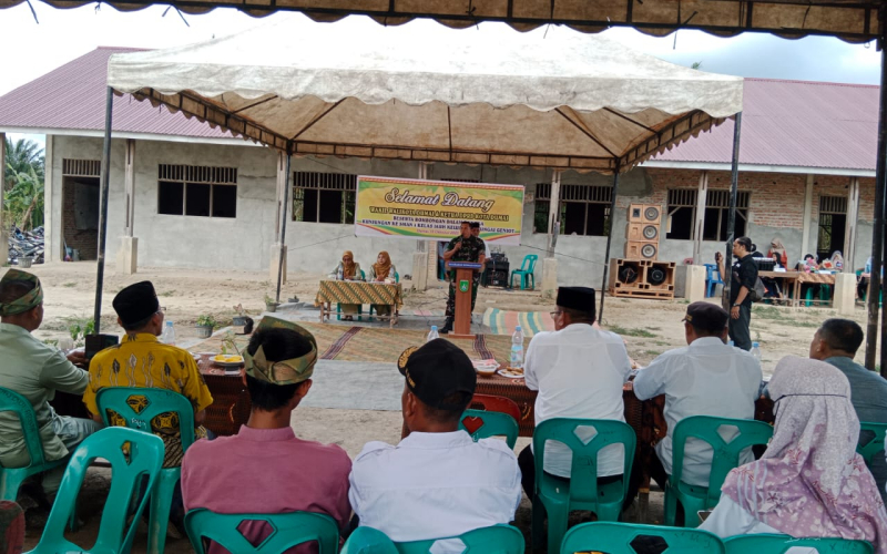 Kodim 0320 Dampingi Kunjungan Wakil Walikota dan Ketua DPRD Dumai ke SMA Negeri 4 Sungai Geniot