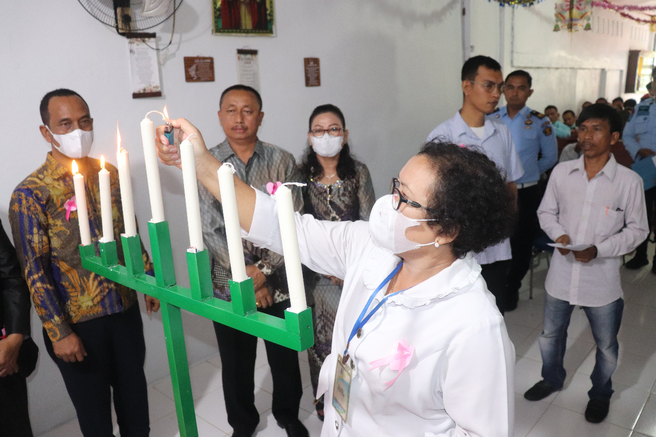 PENUH SUKA CITA, PETUGAS DAN WBP LAPAS PASIR PENGARAIAN GELAR NATAL BERSAMA TAHUN 2022