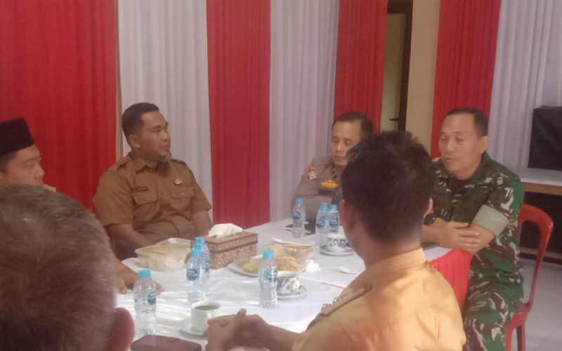 Rakor Nataru Dumai Timur, Danramil 01 Dumai Dorong Sinergi TNI-Polri dan Pemerintah