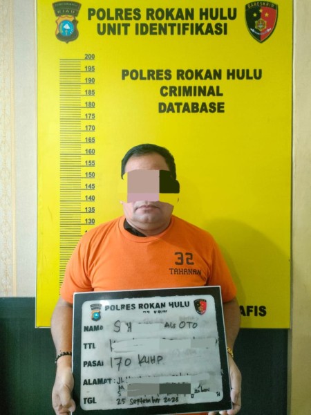 Enam Bulan DPO, Pelaku Pengeroyokan Ditangkap Resmob Sat Reskrim Polres Rohul